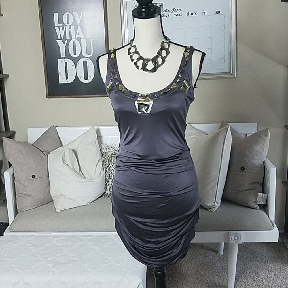 Faith Connexion  Grey Tank Dress (s)Small